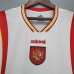 Spain 1996 Away White Soccer Jersey